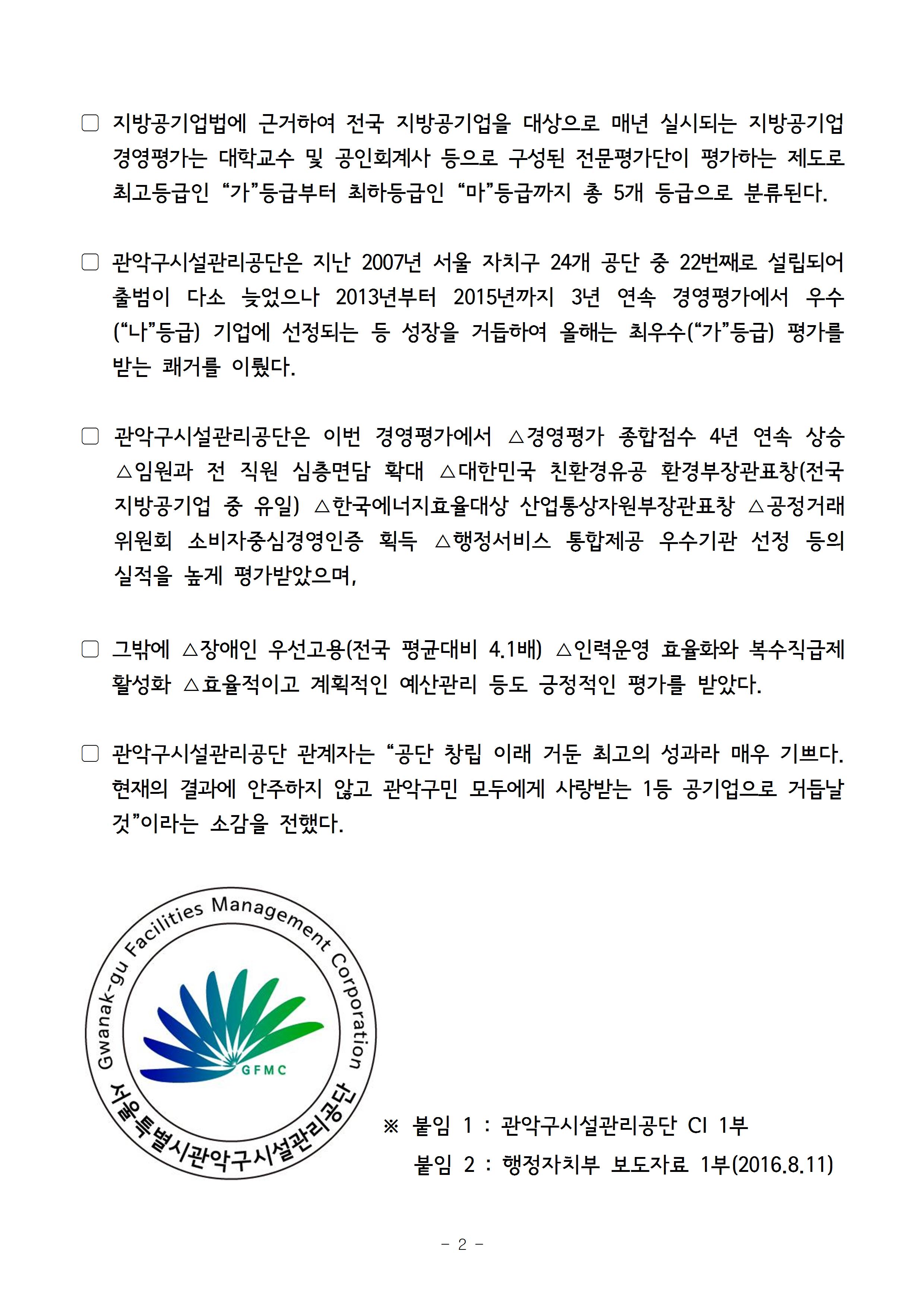 1. 보도자료[관악구시설관리공단, 지방공기업 경영평가 결과 ‘최우수’ 공기업 선정]002.jpg